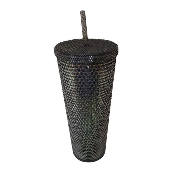 Starbucks Black Studded Tumbler Fall 2020 Iridescent Halloween Spiked Venti 24Oz - Picture 2 of 4